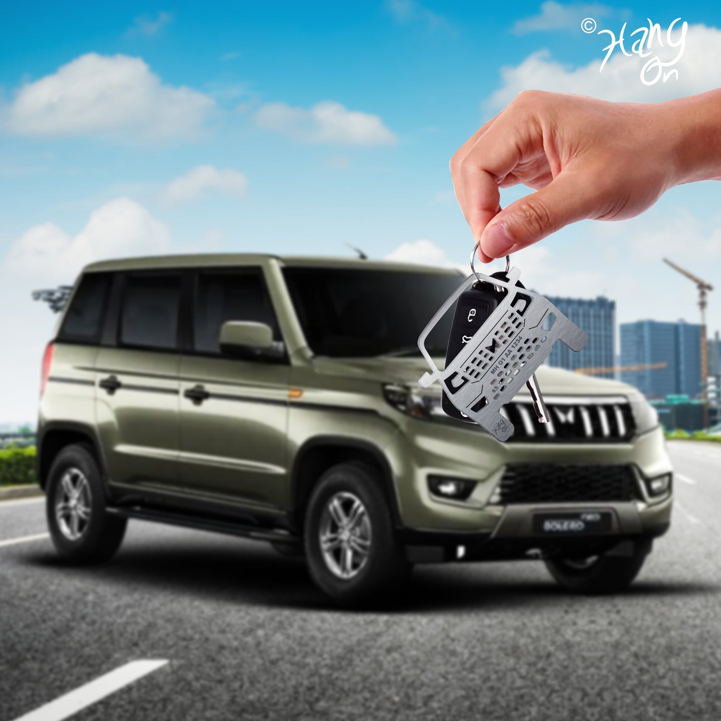 Keychain For Mahindra Bolero Neo