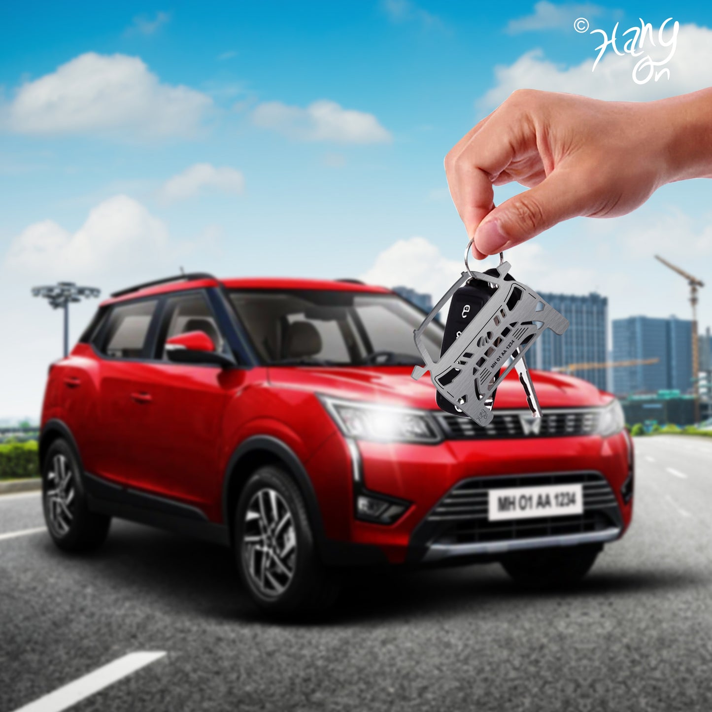 Keychain For Mahindra Xuv 300