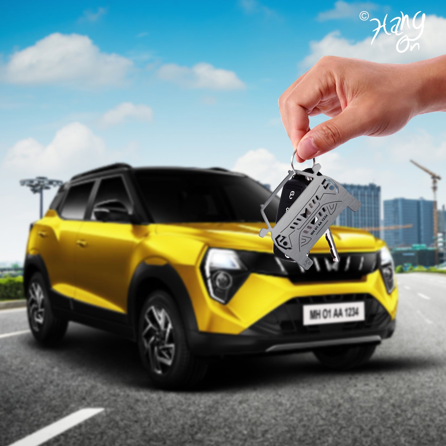 Keychain For Mahindra Xuv 3X0