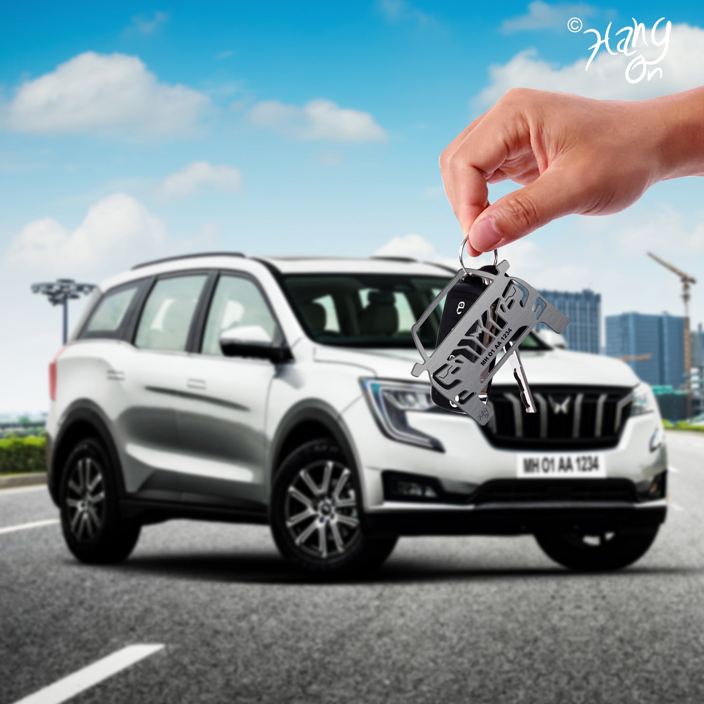 Keychain For Mahindra Xuv 700
