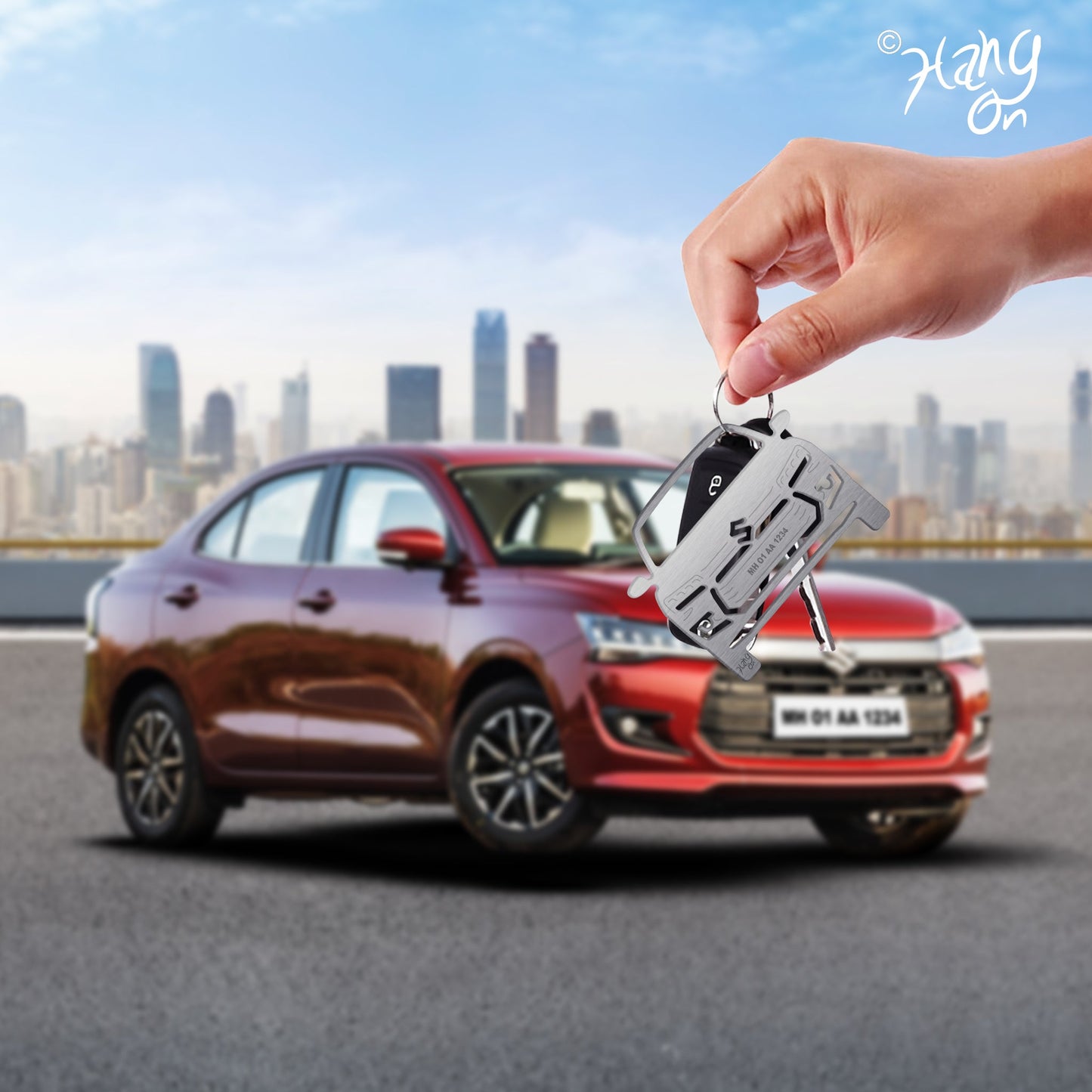 Keychain For Suzuki Dzire